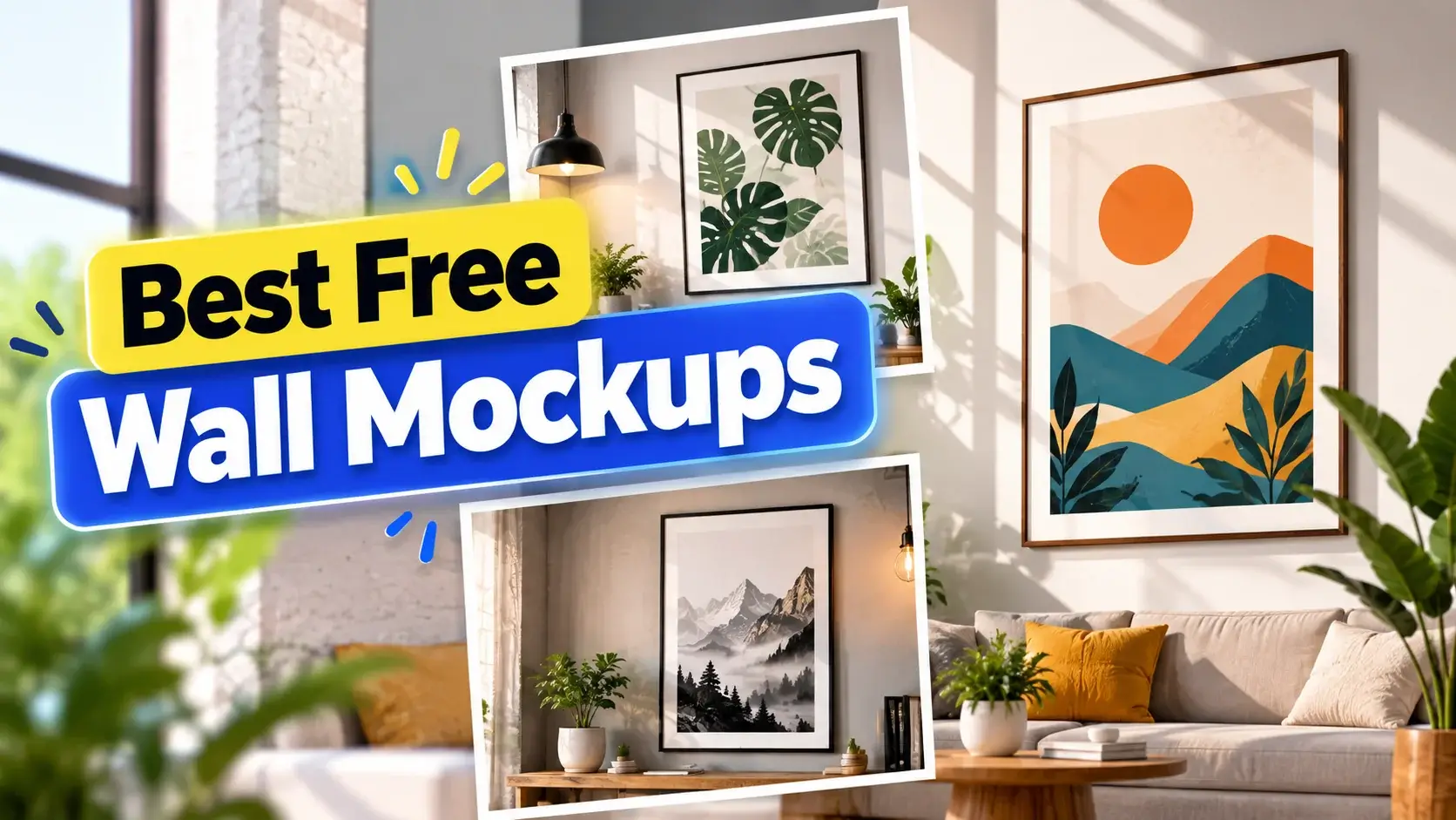 Best Free Wall Mockups for Creative Designs