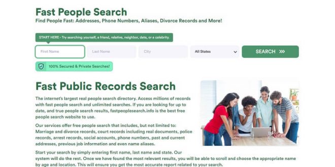 Online Fast People Search