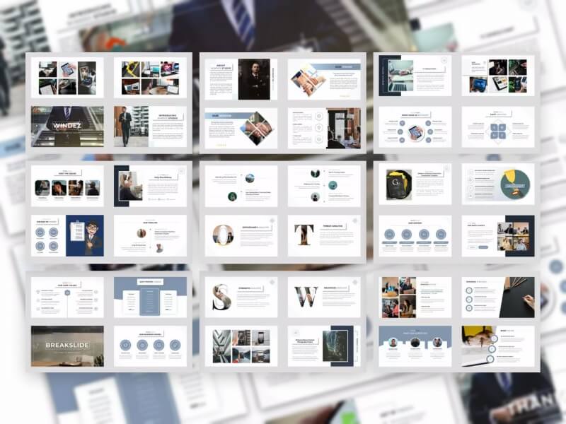 Windez Simple Professional PowerPoint Template
