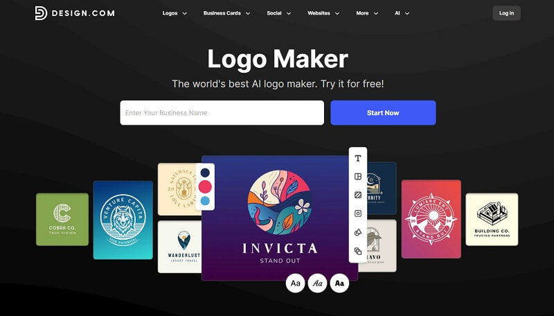 8 Best Online Logo Creator Tools For Your Brand Design Design.com Logo Maker