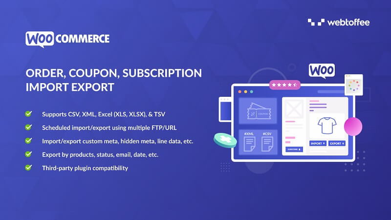 Order Coupon Import Export for WooCommerce