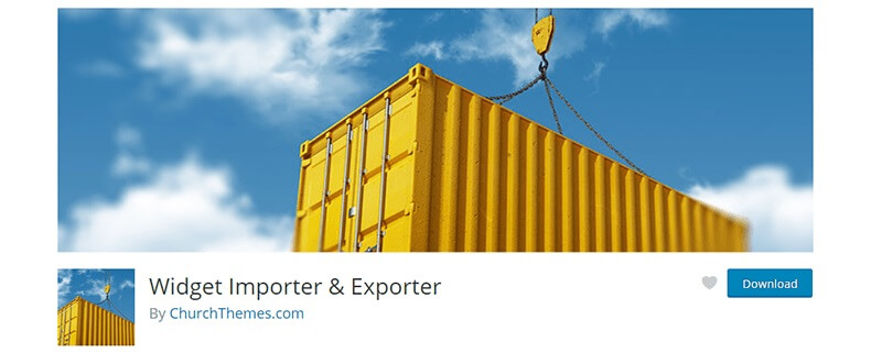 Widget Importer & Exporter