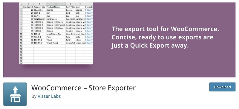 WooCommerce — Store Exporter