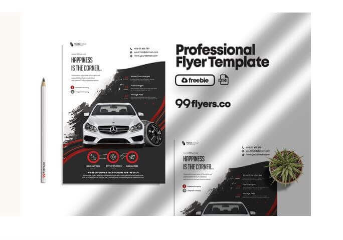 Car Rent: Free Business Flyer Templates
