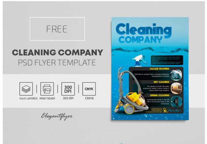 Cleaning Company: Free Business Flyer Templates