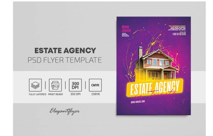 30 Modern Free Business Flyer Templates In PSD