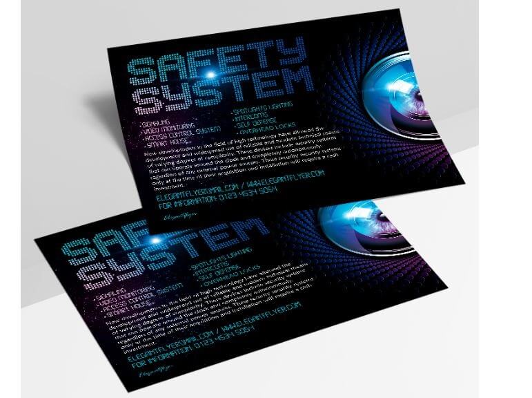 Safety System: Free Business Flyer Templates