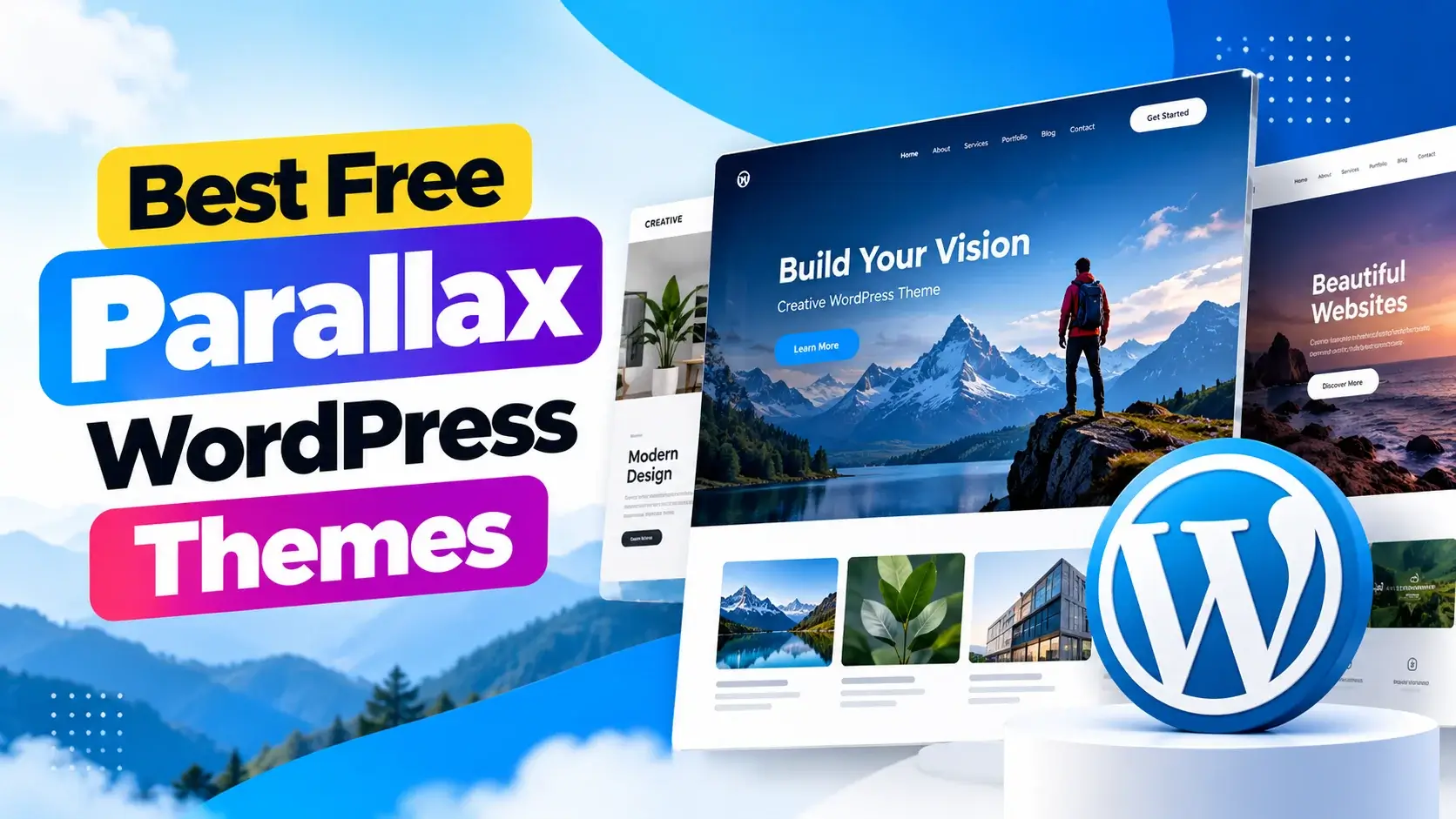 Best Free Parallax WordPress Themes for Stunning Websites