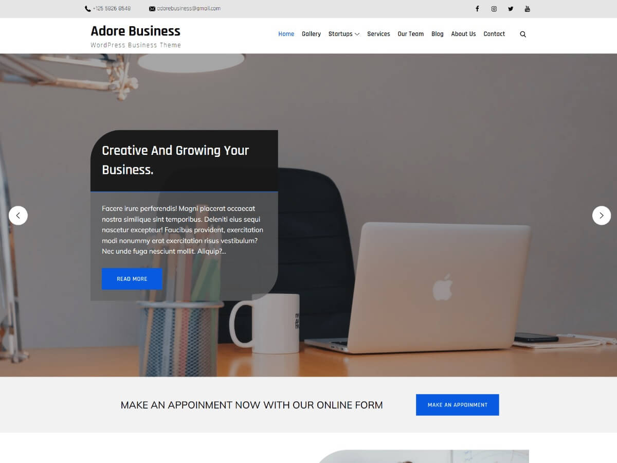 Adore Business: Free Business Themes