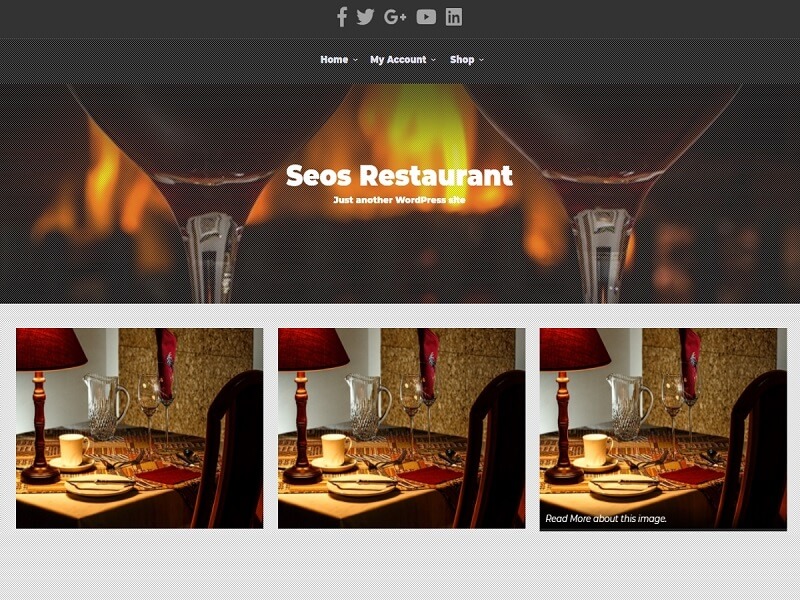 SEOS Restaurant: Free Restaurant WordPress Themes