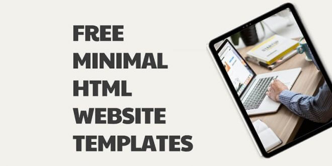 Free Minimal HTML Website Templates