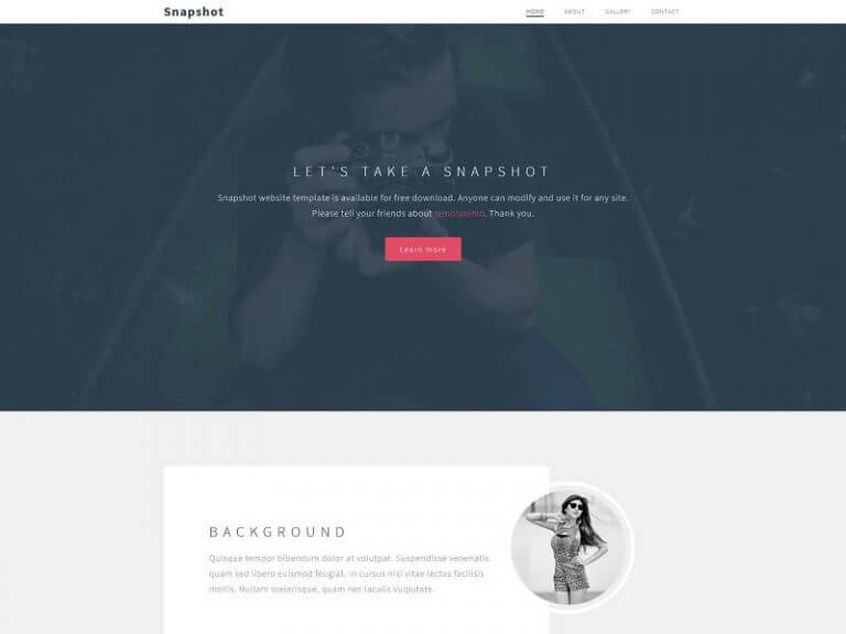 Best Free Minimal HTML Website Templates | Download Now