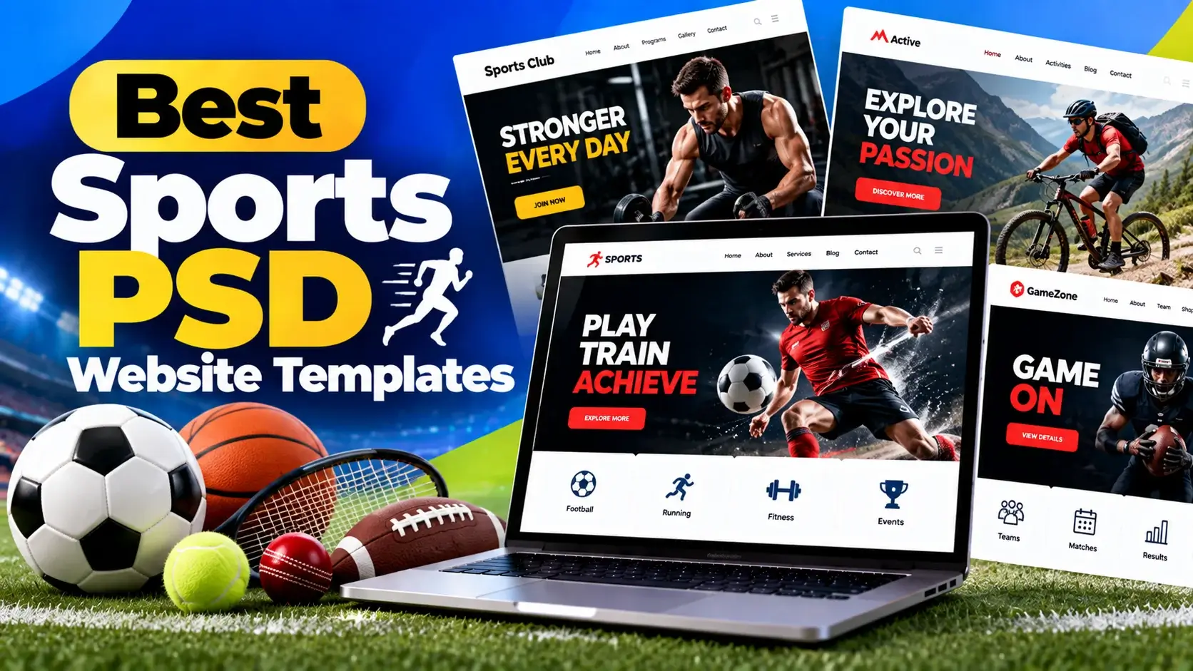 Best Sports PSD Website Templates