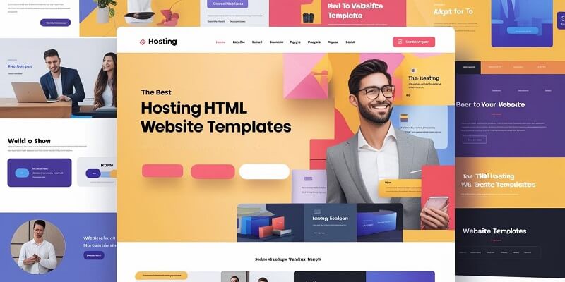 23 Best Hosting HTML Website Templates 2025 Best Hosting HTML Website Templates