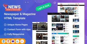 18 Best Newspaper HTML Website Templates In 2025