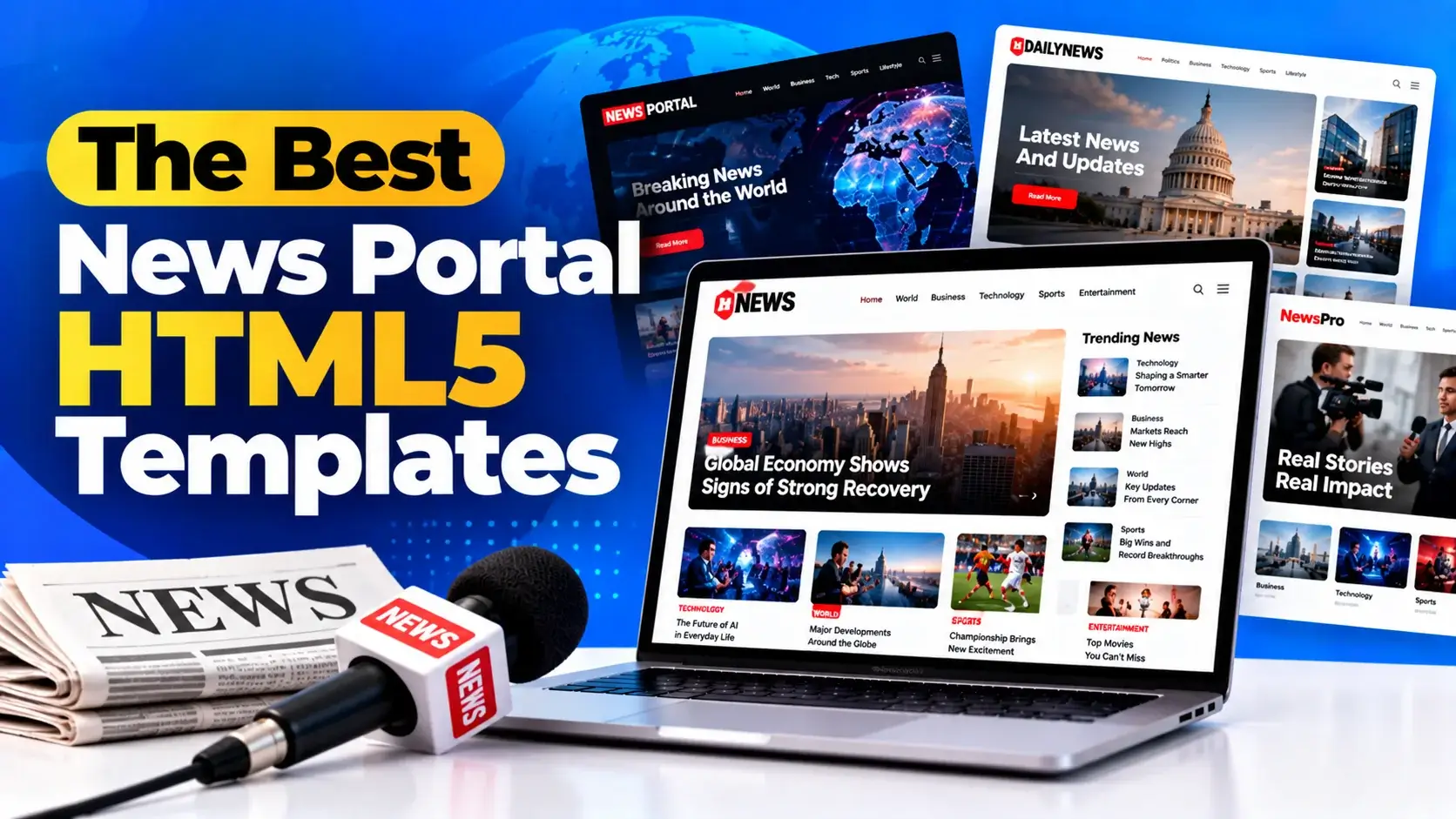 Best News Portal HTML5 Templates