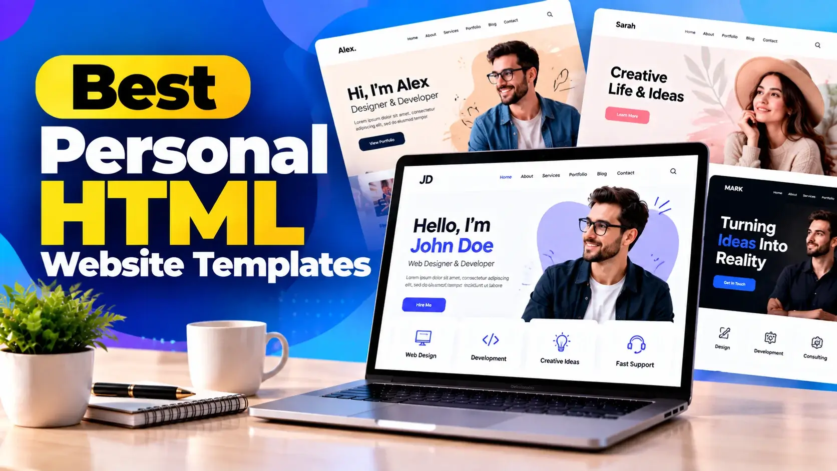 Best Personal HTML Website Templates