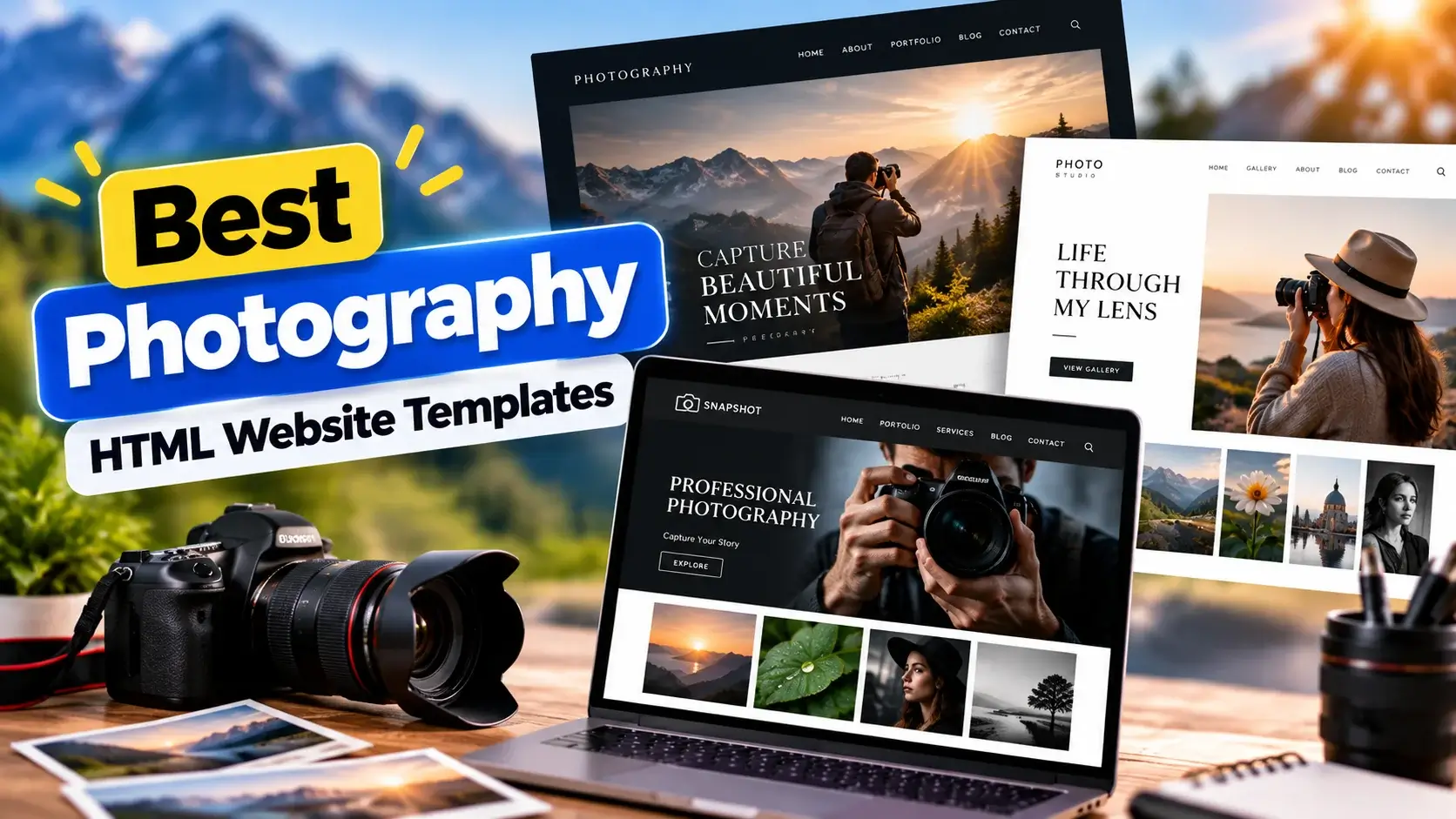 Best Photography HTML Website Templates for Photographers