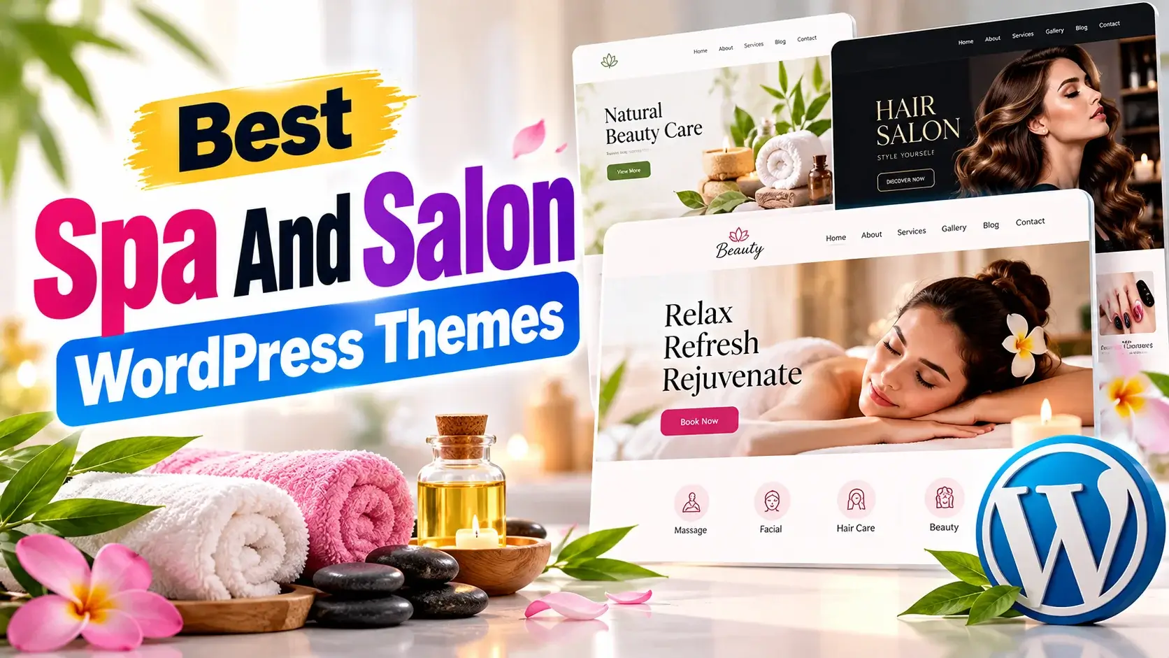 Best Spa and Salon WordPress Themes for Beauty Websites
