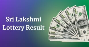 Sri Lakshmi Lottery Result