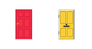 Red door yellow door