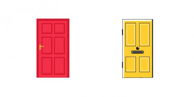 Red door yellow door