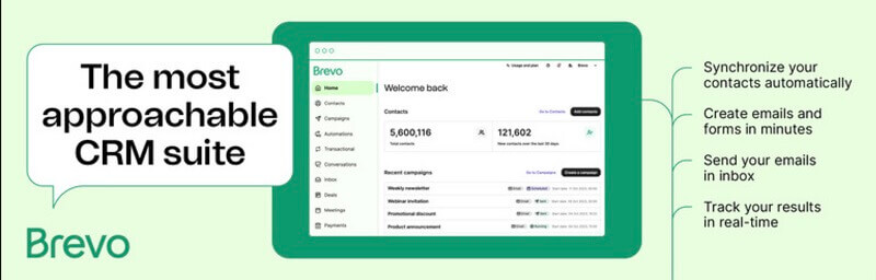 Brevo: Best WooCommerce Marketing Plugins