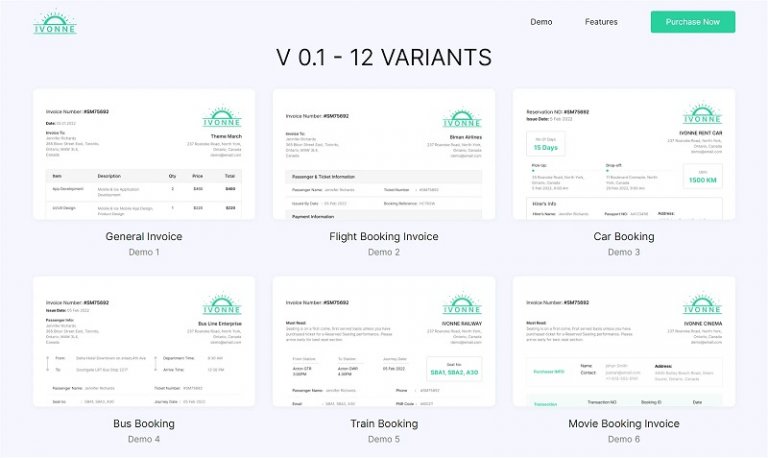 10 Best HTML Invoice Templates In 2025 - Free HTML Designs