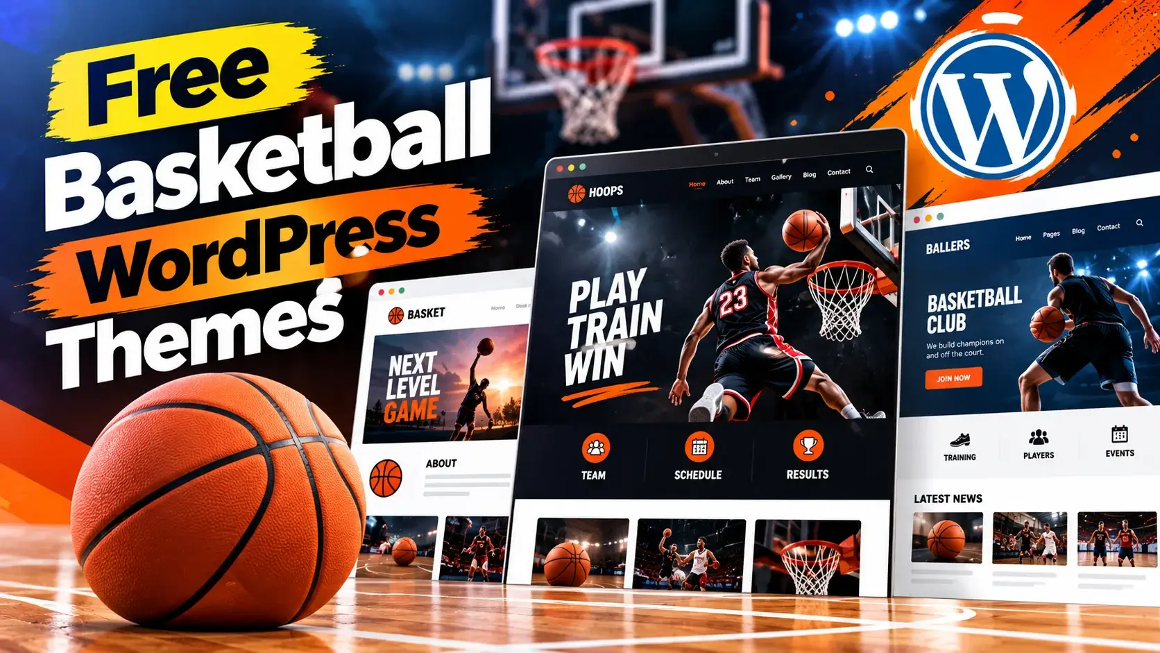 Best Free Basketball WordPress Themes for Sports Websites