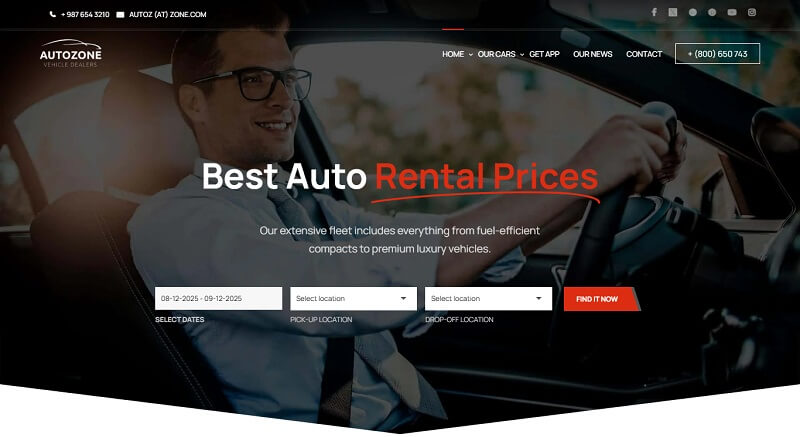13 Best Car Dealer WordPress Themes In 2026 Autozone Car Dealer WordPress Theme