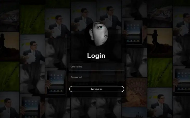 Dark Login Form