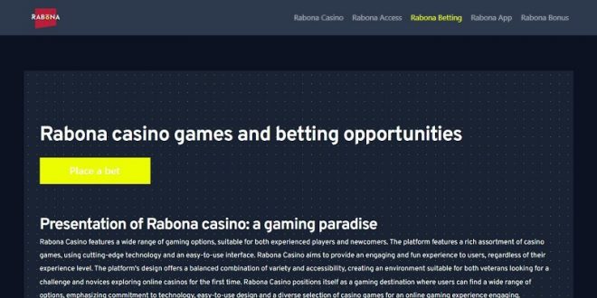 Rabona Betting Review