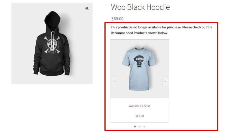 Alternate Product Recommendations for WooCommerce