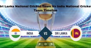 Sri Lanka National Cricket Team Vs India National Cricket Team Timeline