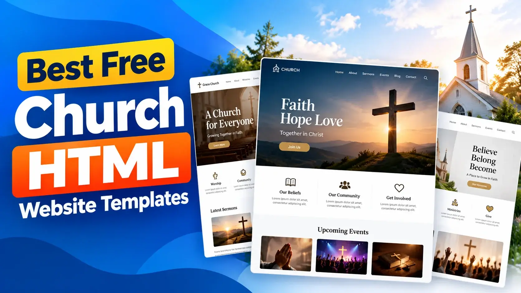 Best Free Church HTML Website Templates for Your Ministry