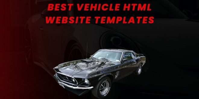 Vehicle HTML Website Templates