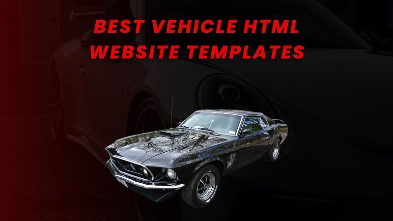 Vehicle HTML Website Templates