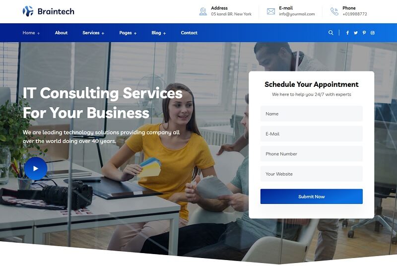 29 Best Technology HTML Website Templates 2025 Braintech