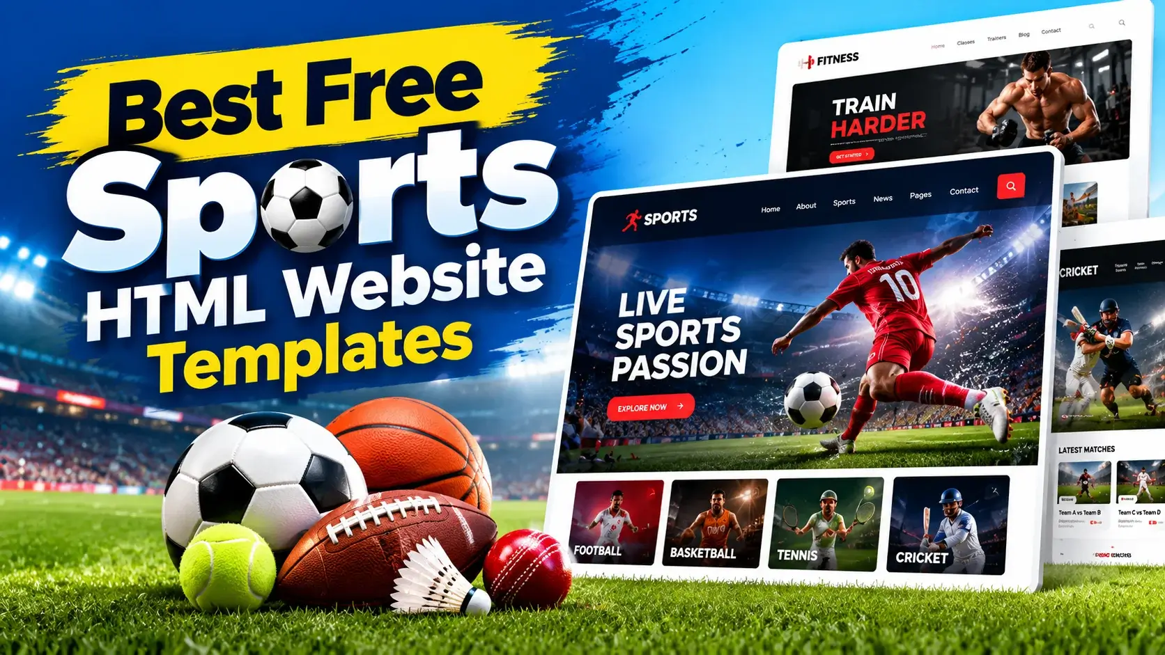 Best Free Sports HTML Website Templates for Modern Websites