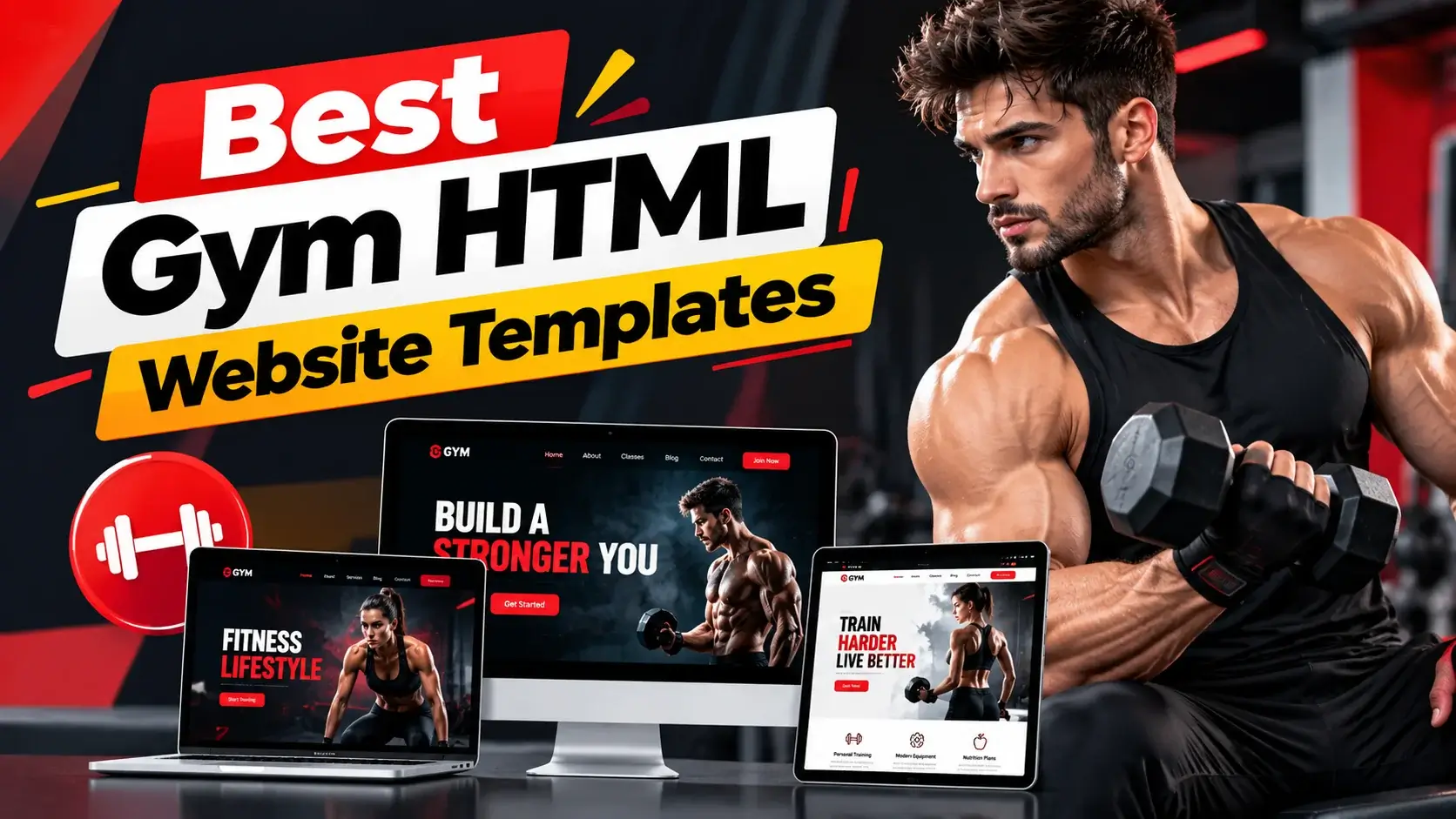 Best Gym HTML Website Templates for Fitness Websites