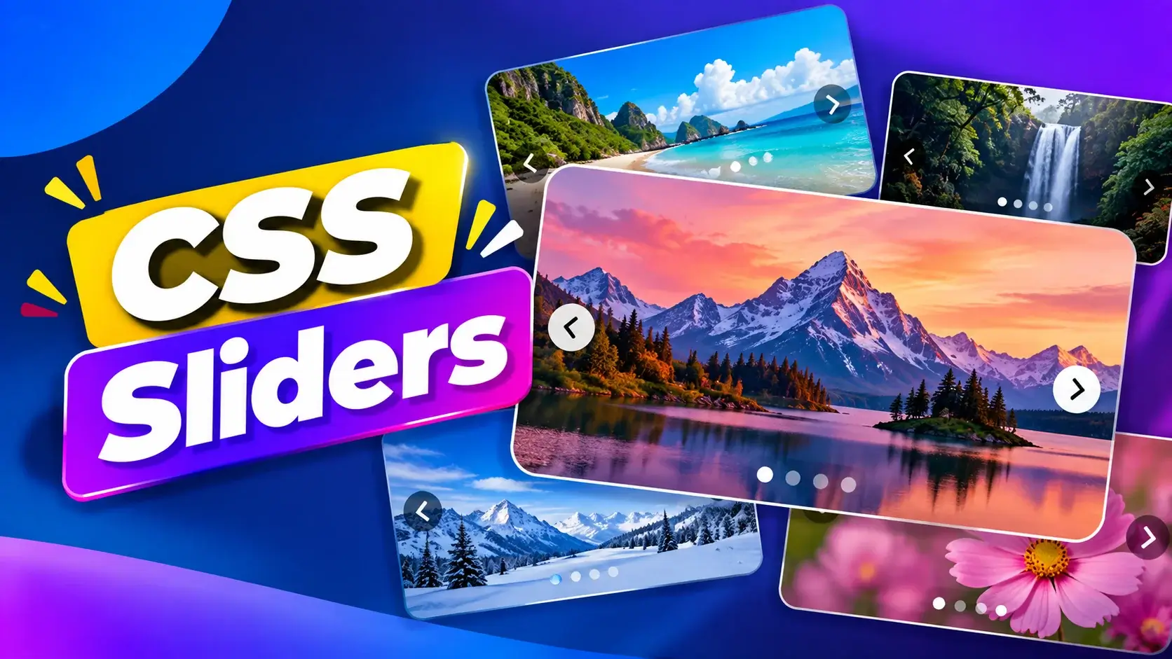 CSS Sliders: Best Examples and Creative Designs