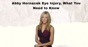 Abby Hornacek Eye Injury
