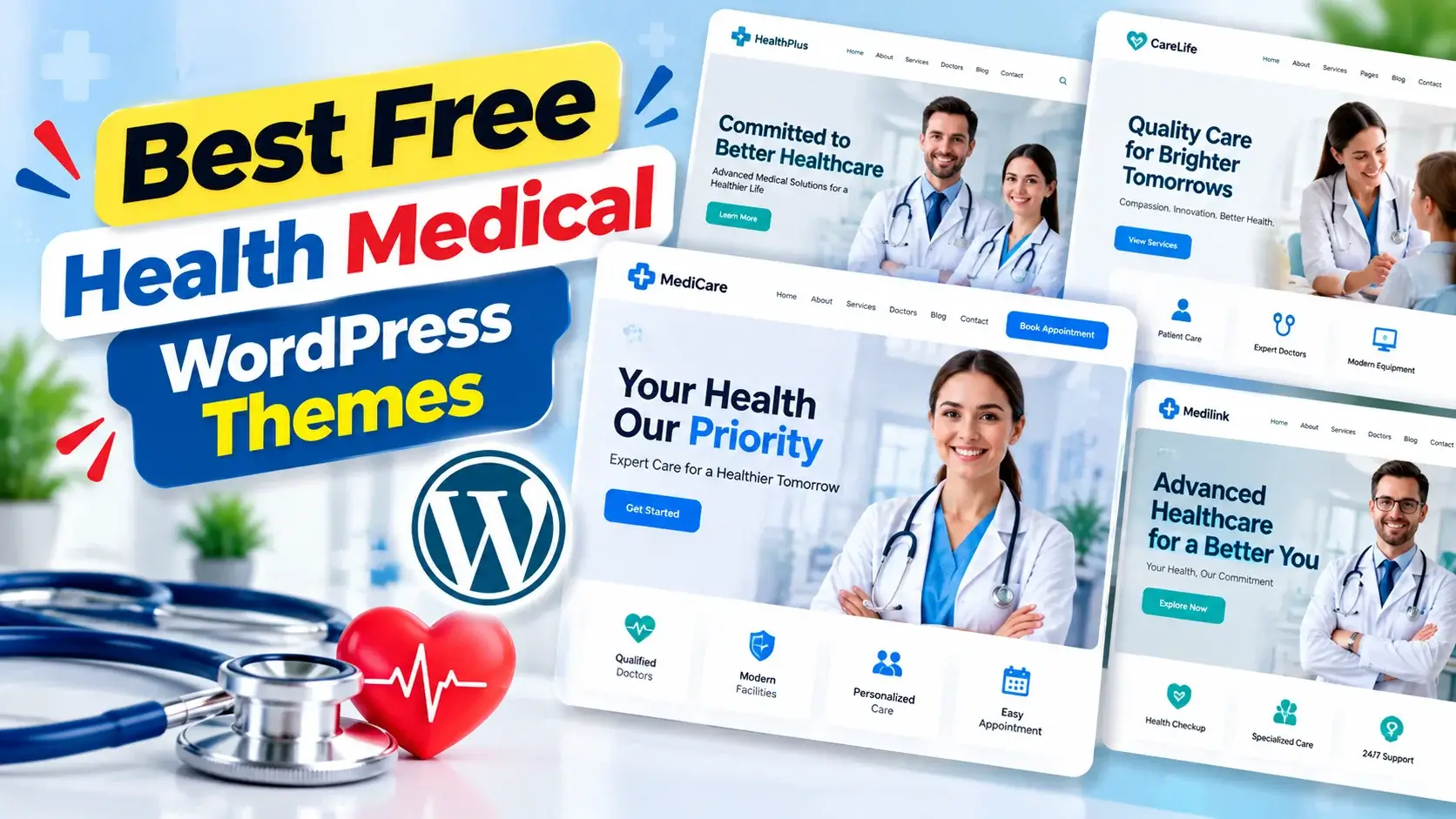 Best Free Health & Medical WordPress Themes