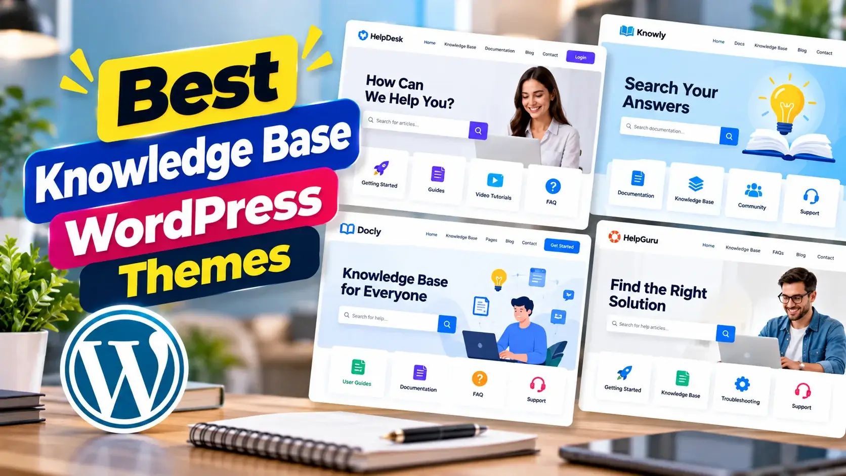 Best Knowledge Base WordPress Themes for Support Websites