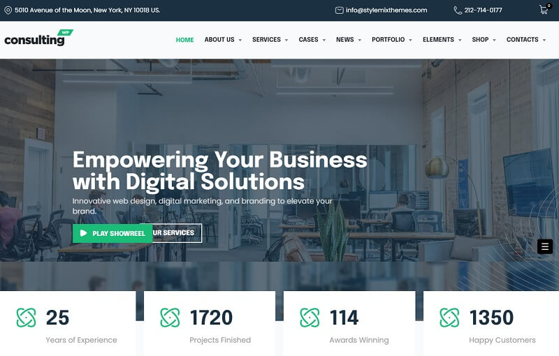 Consulting Business WordPress Theme