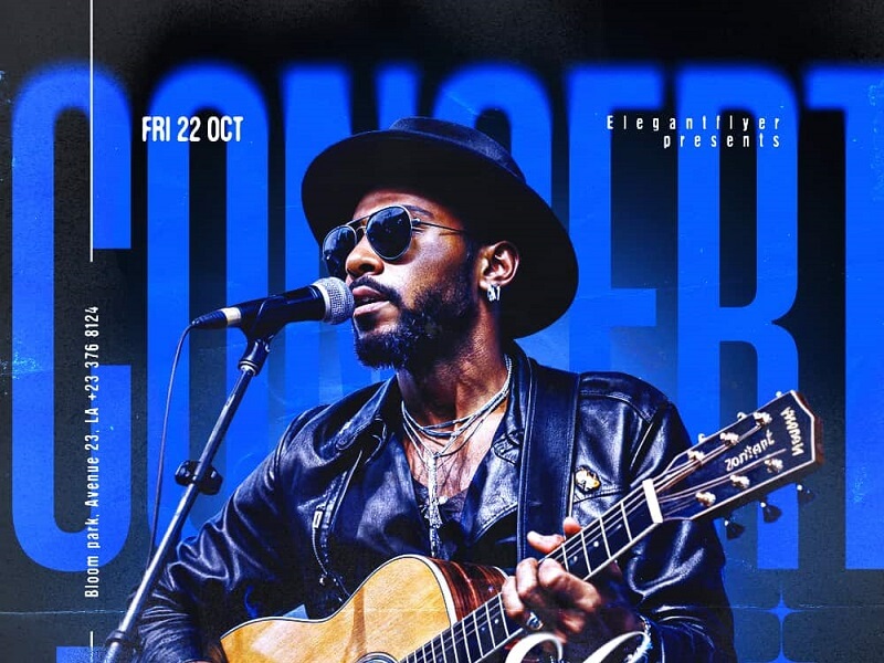 Live Music Concert Flyer Template