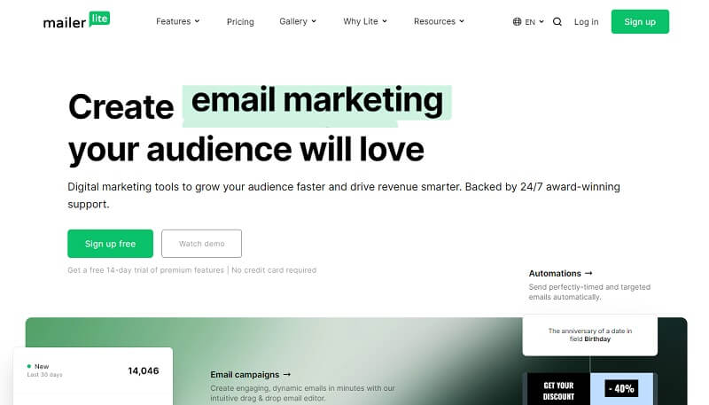 MailerLite Free Email Marketing Tool