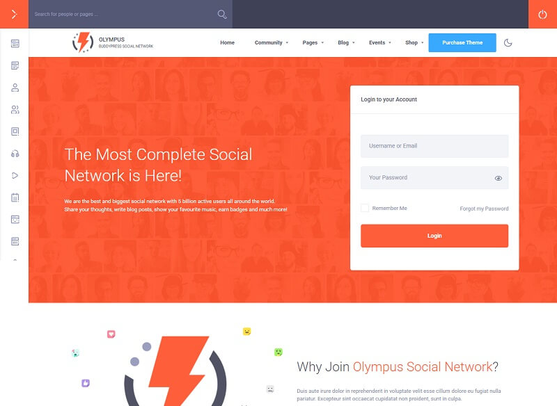Olympus BB Press WordPress Theme