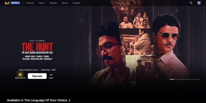 Sony Liv: Movierulz Alternative