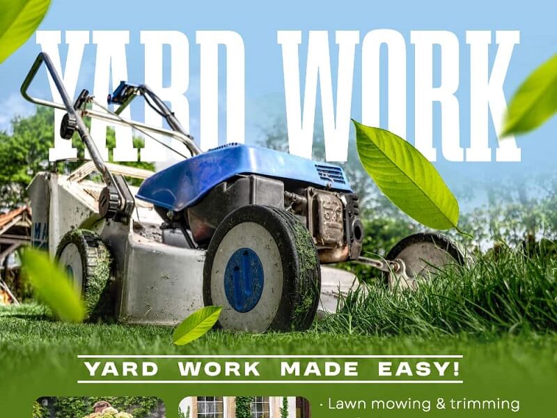 Yard Work Flyer Template